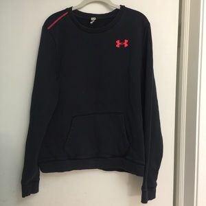 Black Under armor crew neck with pocket